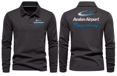 AVALON AIRPORT LONG SLEEVE POLO